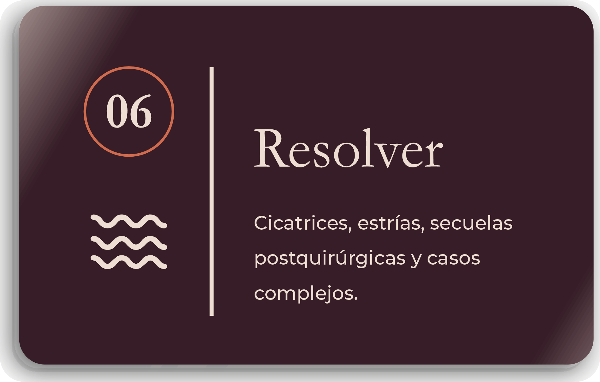 Tomar decisiones para resolver con atnelacion cicatrices, estrias, secuelas y casos complejos